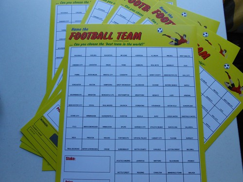 Football scratch cards 100 - cards,