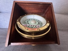Kelvin & Hughes Brass Magnetic Marine Compass