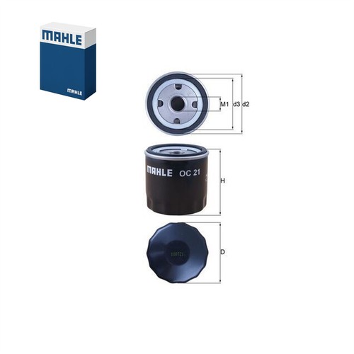 Mahle engine oil filter - mahle,