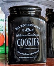 Mrs Winterbottom’s Delicious Traditions Cookies - Cookie Jar - Black