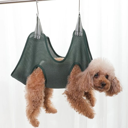 Cat grooming hammock harness - grooming,