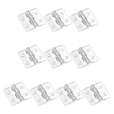 10 Pcs Clear Plastic Hinges