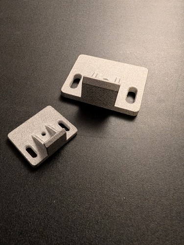 Door striker plate - door, catch