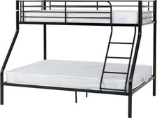 TANDI BLACK METAL TRIPLE SLEEPER BUNK BED