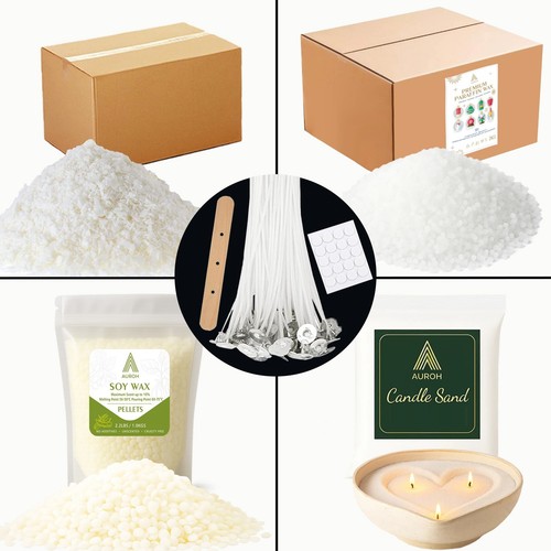 Soy wax flakes paraffin - soy, flakes,