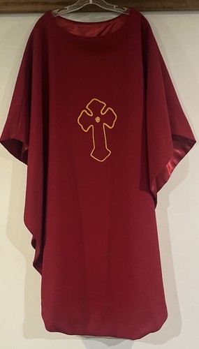 Vintage catholic priest - priest, red