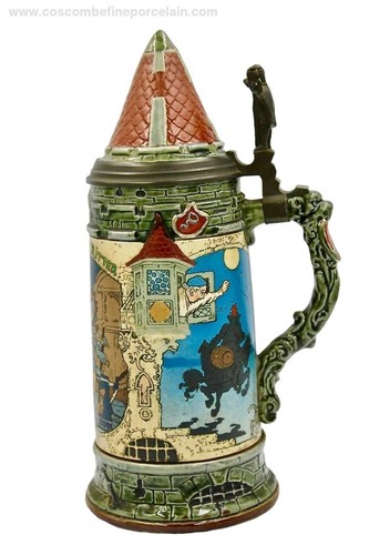 Rare mettlach 1890 villeroy - rare,