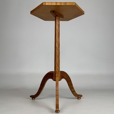 Antique 20th Century Fine Quality Small Zebrawood Side Table ( REF AF-4610 )