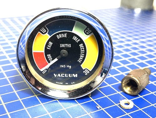 Smiths vacuum gauge 52mm - vacuum,