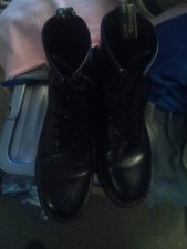 DR MARTENS 1460 PASCAL BOOTS BLACK UK SIZE 10 EU 45 .