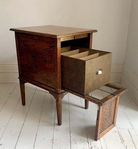 1930s oak filing - 1930s, with