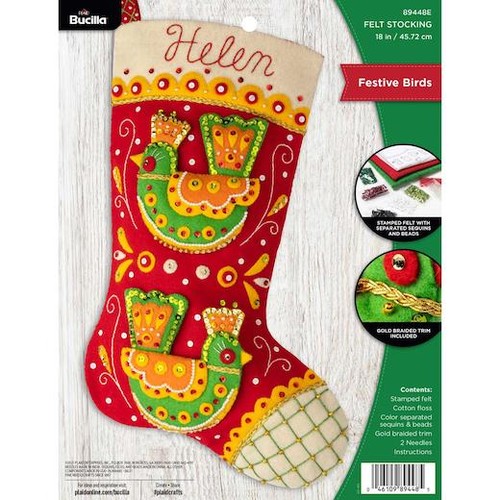 Bucilla felt christmas - 18",