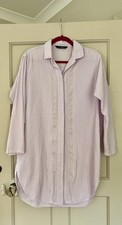 Ladies Yacco Maricard Pale Pink Pintuck Long Shirt size 1 44”