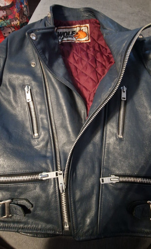 Vintage wolf leather - vintage,