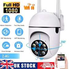 Security CCTV Camera Wireless WIFI 1080P IP Outdoor HD PTZ Smart Home Wired UK