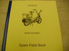 Raleigh Moped / Wisp / Parts Book / With Full Exploded Diagrams