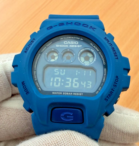Casio shock 6900mm blue - g-shock,