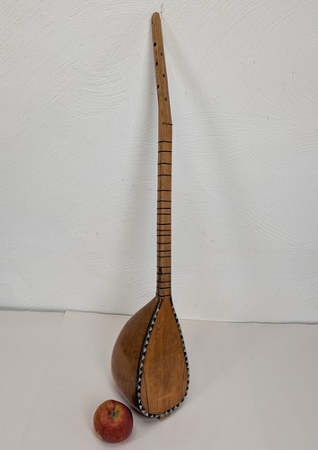 Antique long neck lute baglama - long,