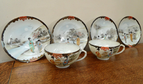 Vintage japanese hand painted - japanese,