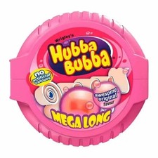 Hubba Bubba Fancy Fruit Bubblegum Mega Long Tape 56g - from Giant Bradley's Swee