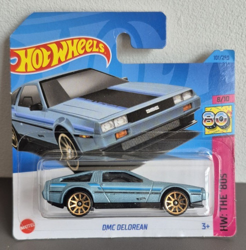 Hot wheels dmc delorean blue - hot,