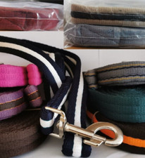 Rhinegold Cushion Web (padded) Lead Rein 2m, various colours, multi buy options