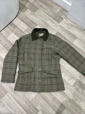 Ladies Green Tweed Wool Hoggs