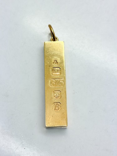 9ct yellow solid gold ingot - 9ct,