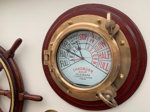 Ships porthole light brass - ships,