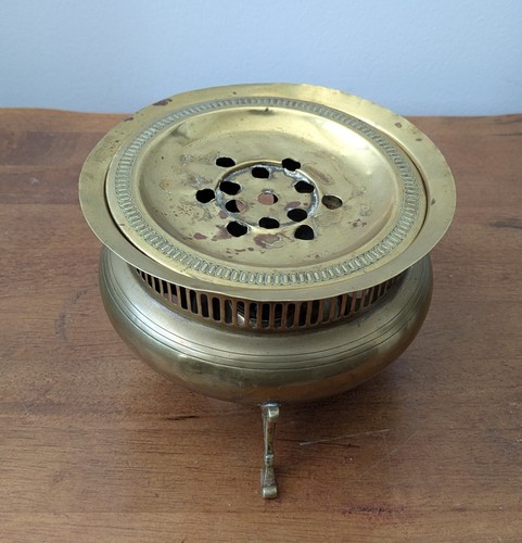 Antique copper spirit burner - antique,