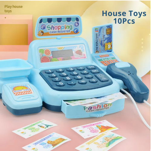New cash register toy - register,
