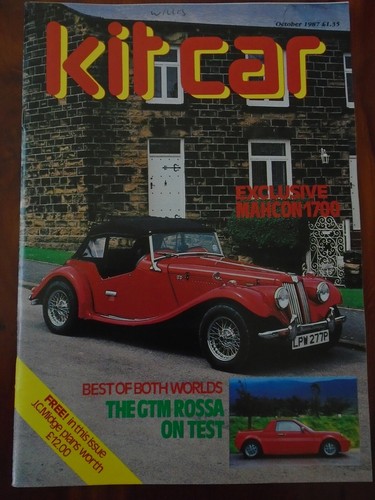 Kit car oct - kit, 1987