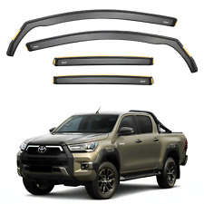 ISPEED Wind Deflectors for Toyota Hilux MK8 2015-2024 4-Door Double Cab 4pc Set