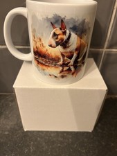 English bull terrier mug