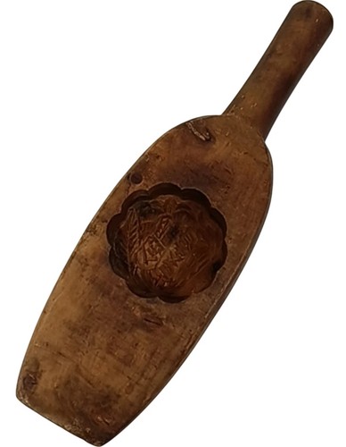 Antique wooden butter mold - antique,