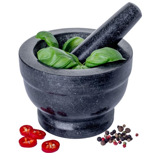 Pestle and mortar - mortar, set
