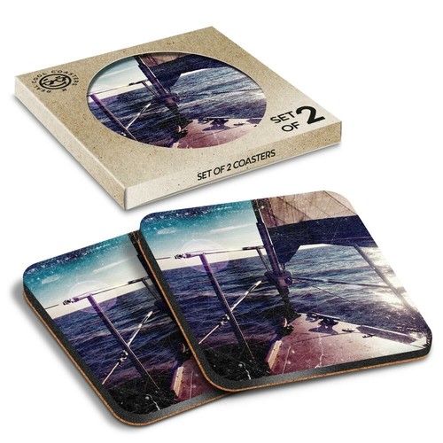 Boxed square coasters - x,