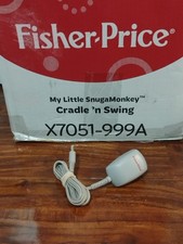 Original Replacement Fisher Price Cradle 'n Swing AC Adapter Power Cord Gray 