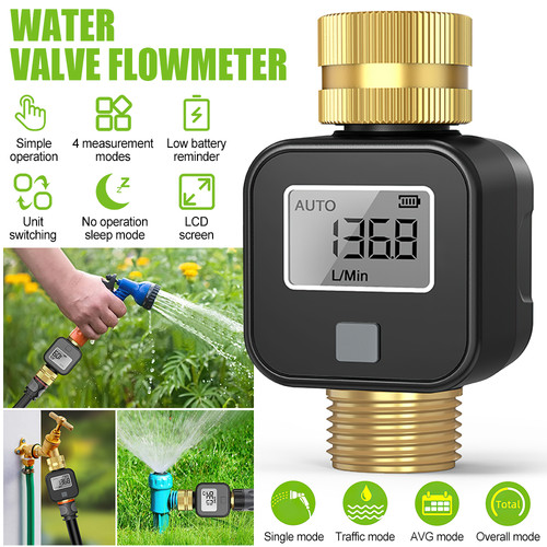 Digital water flow - meter, w/