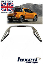 LED Chrome Roll Bar Brake Light Fit Nissan Navara D23/NP300 2016+Stainless Steel