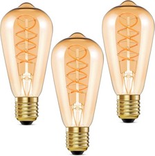 3x Spiral Dimmable LED Edison