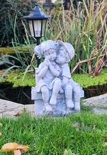 Solar Garden Ornament Boy and