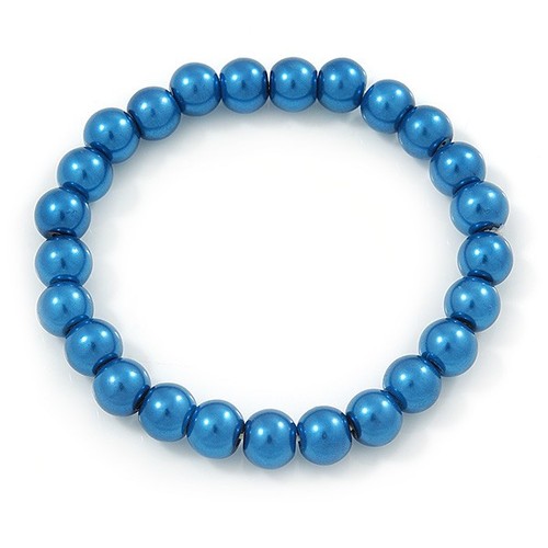 8mm classic cobalt - blue, faux