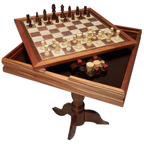 1 wooden chess - 18",