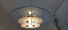 Art Deco Style Glass Ceiling Light Pendant Fitting - Stunning / Owned From New