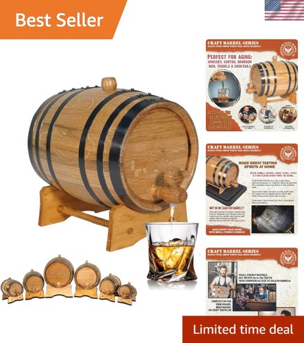 Small oak aging barrel for - small,