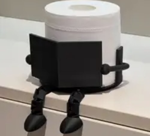 Toilet roll paper holder - toilet,