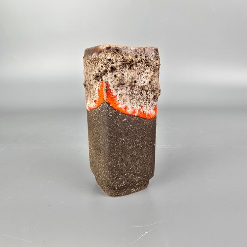 East german fat lava vase - german,