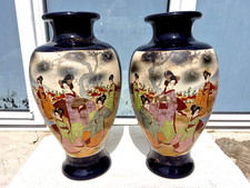 PAIR LARGE ANTIQUE JAPANESE