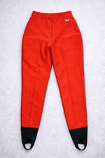 Vintage 80s Red Ski Pants